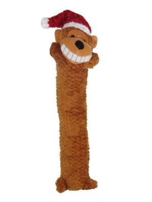 Christmas Santa Hat Monkey Stick Dog Toy