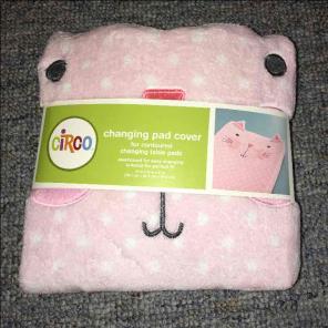 Circo Kitty Changing Pad Cover Pink