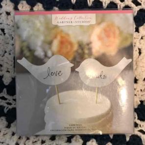 Love Birds Cake Topper New in Box