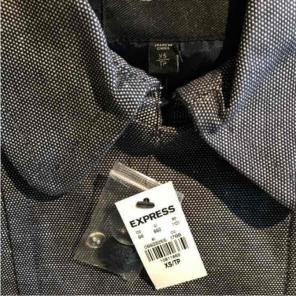 Express Chambray Trench Coat
