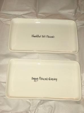 Thanksgiving trays Rae Dunn
