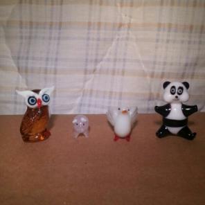 Handmade Glass Blown Figurines