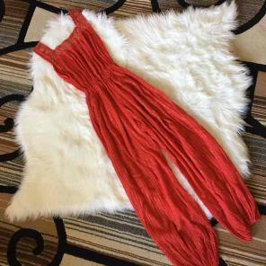 Red BoHo/Gypsy Jumper