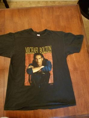 1991 Michael Bolton World Tour T Shirt