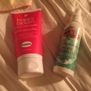 Boppy stretch mark cream&stretch oil