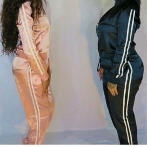 nwt pink satin jumpsuit