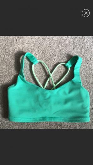 Lululemon Free To Be Teal Bra Size 2