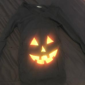 Halloween Maternity Shirt Sz M
