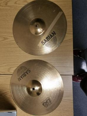 *FREE SHIP* Sabian B8 hi hats