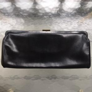 Vintage Black Clutch Retractable Handle