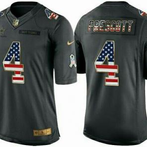 Dak Prescott USA Flag Jersey Medium-3XL