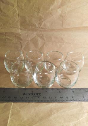 Hand-blown Tequila Glasses (x7)