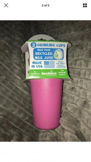 Replay Recyclable Jug Cups Girl Pink
