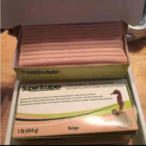1 lb super sculpey beige