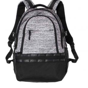 New vs pink gray book bag