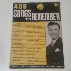 Vintage 400 Songs To Remember Lyrics