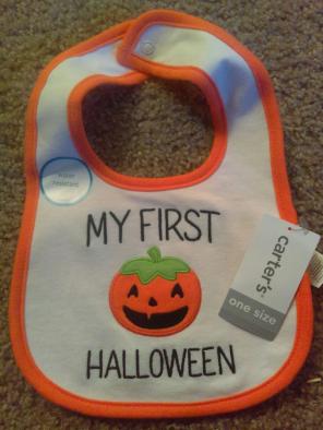 My first halloween bib