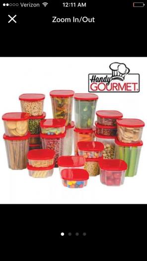 Lot Of 3 Container Sets.