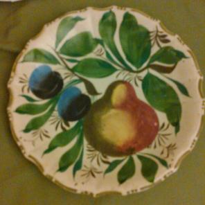 Hand painted plate