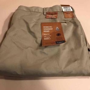 Men's flat front pants