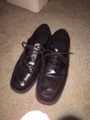 Men’s Black Dress Shoes Size 14