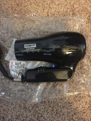 New CONAIR Ionic Hair dryer Cord Keeper