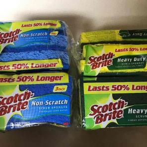 Scotch Brite Scrub Sponges