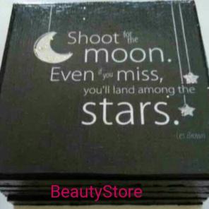 Shoot For The Moon Drink Coasters