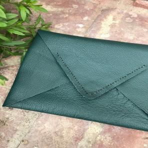Leather Clutch Purse