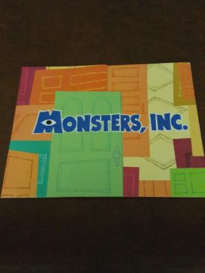 4 Monsters Inc lithographs