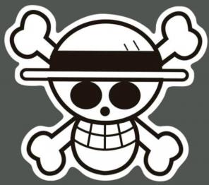 One Piece sticker decal