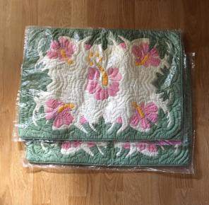 Hawaiian Quilt Pillow Case SET of 2.
