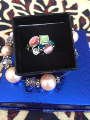 Size 8 Pretty Retro SP Ring