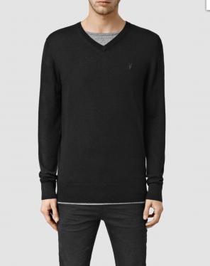 All Saints Mode Jumper V Neck S