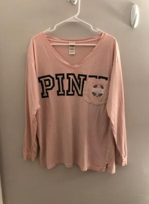 PINK Long sleeve Shirt - L