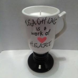 Teachers Mug Candle