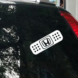 Sticker - Honda Bandaid - White