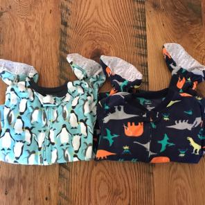 Carters 4T /5T Fleece Footie Pajamas