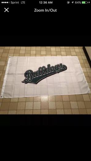 CLOSEOUT Bulldogs Flag 3ft By 5ft