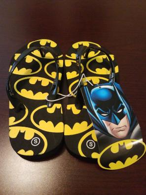 "BRAND NEW BATMAN SIZE SMALL FLIP FLOPS"