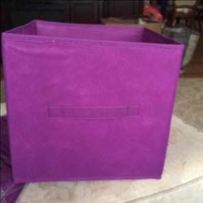 Storage Bins set of 3 Purple