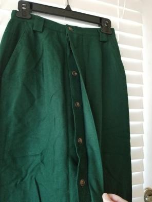 Vintage Hunter Green A line