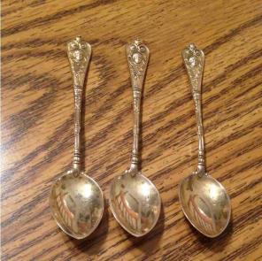 Gold Demitasse Spoons 3
